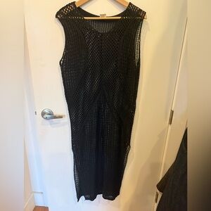 Chic Black  Maxi swimsuit cover